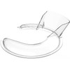 LimCryspp 4.5-5QT Stainless Steel Mixer Bowl, Tilting Vertical Mixer, Splash