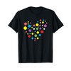 The Dot Day Heart in Colorful Dots Pattern Creative Design