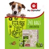 My AlphaPet Compostable Dog Poop Bags, Cornstarch Eco-Friendly, HOME COMPOST