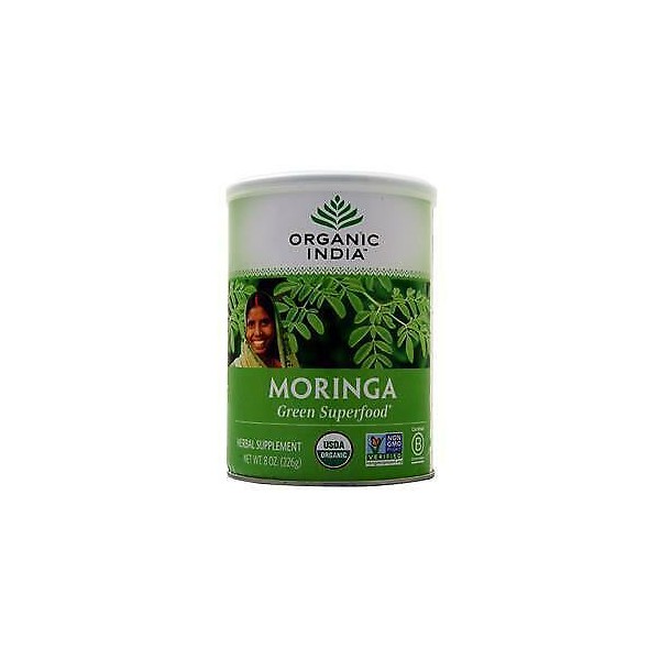 Organic India Moringa Green Superfood Powder  8 oz