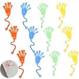iJiZuo 12 Colorful Hands, 4 Colors Sticky Hands, with Handle