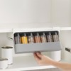 Cimvidi Spice Rack with 6 Spice Jars, Spice Rack with