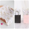 BEISHIDA Thank You Tissue Paper Bulk, White and Gold Wrapping