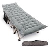REDCAMP Folding Camping Cots for Adults with Mattress Pad, Soft