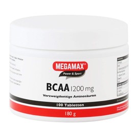 MEGAMAX BCAA 1200 mg Tablets Pack of 100