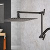Oil Rubbed Bronze Shower Arm Extension - 13'' Height &