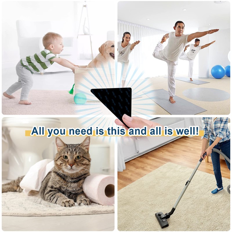 AiQInu Non-Slip Mat for Carpet, Pack of 16 Carpet Non-Slip