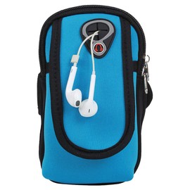 CHROME CRANE RB002 Sports Armband Pouch Earphone Jack Included Smartphone Mobile Running RB002 (07. Sky Blue)