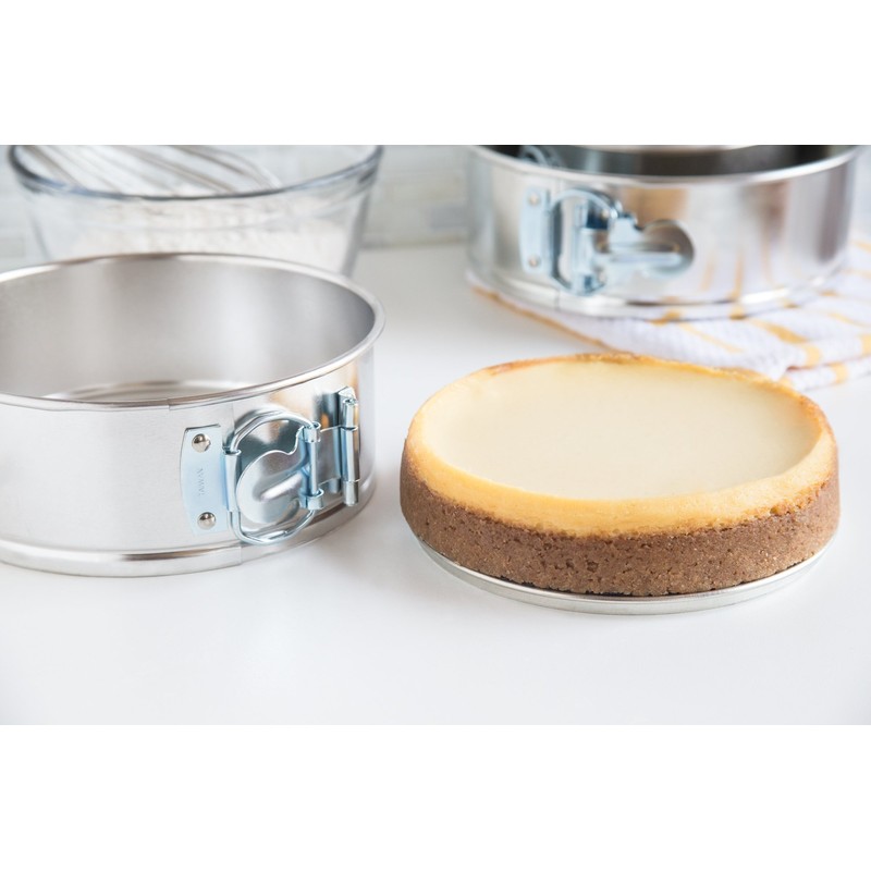 Fox Run Mini Springform Pan Set, Tin-Plated Steel, 3-Piece