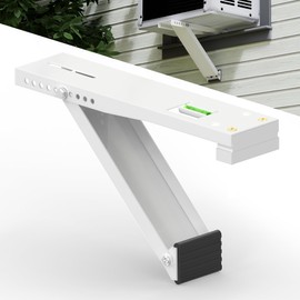 Memrita Window Air Conditioner Bracket, Universal Window AC Support Bracket, Support Up to 85 lbs, Fits for 5,000 to 12,000 BTU Window AC Units, Heavy Duty Air Conditioner Mounting Brackets