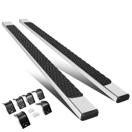 5 Inches Side Step Nerf Bar Running Boards Compatible with Dodge Ram 1500 2500 3500 Crew Cab 4-Door 09-22, Stainless Steel, Polished Chrome