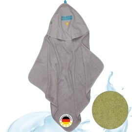 Smithy Hooded Towel Baby 75 x 75 cm Organic Cotton Hooded Bath Towel Child Boy and Girl