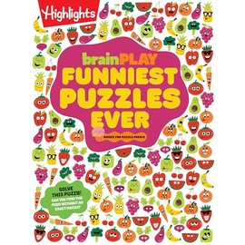 brainPLAY Funniest Puzzles Ever: Over 200 Super Silly Activities, Funny Games, Wacky Wordplay and More Hilarious Joke Puzzles for Kids 7 and Up (brainPLAY Puzzle Books)
