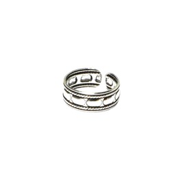ADJUSTABLE 925 Sterling Silver TOE Ring - Gift Boxed