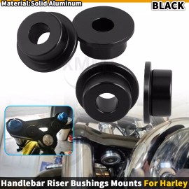 Unbranded 4X Handlebar Riser Bushings Mounts For Harley Dyna Softail Super Glide 883 1200