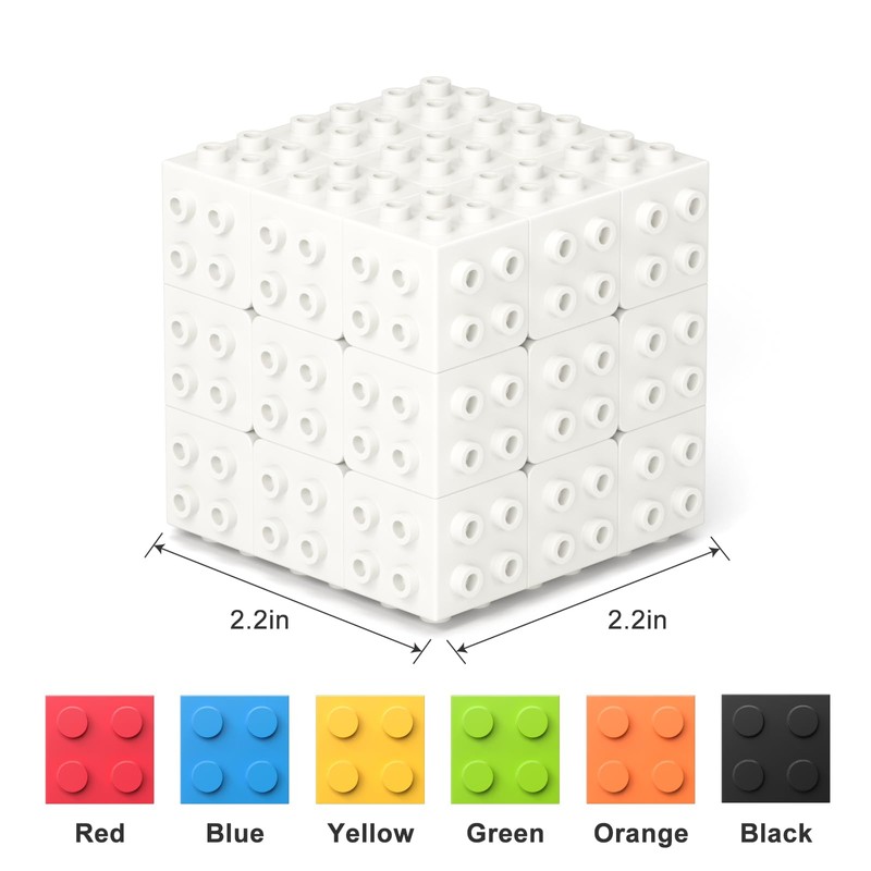 Vdealen Rubik's Cube Bricks 3D Puzzle Cube of 3 x