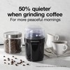 Proctor Silex Sound Shield Electric Coffee Grinder for Quiet Grinding,