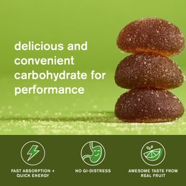 Skratch Labs Skratch Labs Energy Chews | Energy Gummies for Running, Cycling, and Sports Preformance | Energy Gel Alternative | Matcha + Lemon (10 Pack) | Gluten Free, Vegan