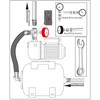 Boutté 2151408 Soft Grip Rear Tire Gauge 8 x 13