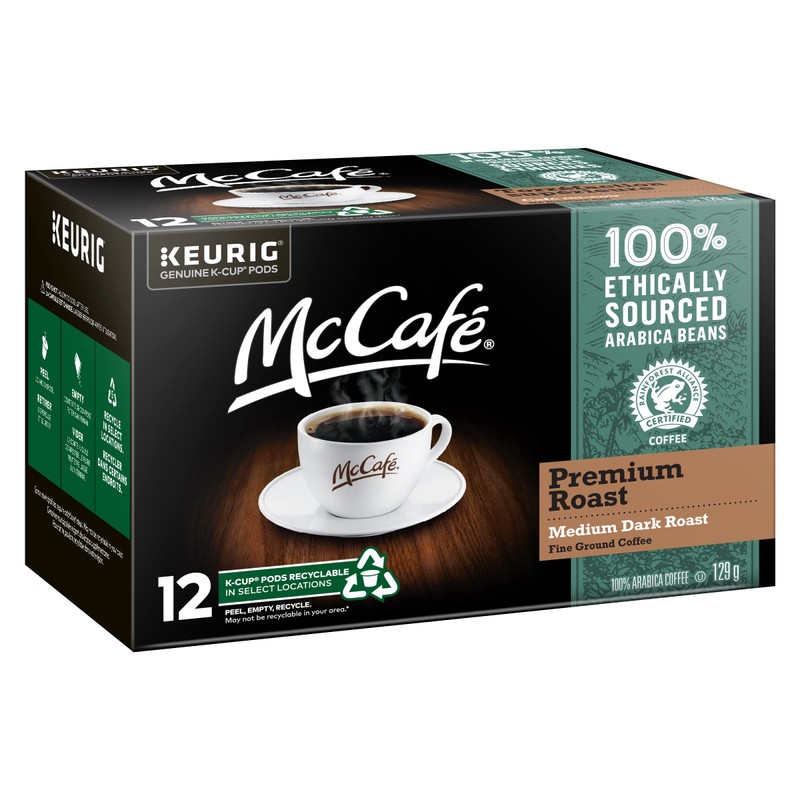 McCafé Premium Roast Roast K-Cup Coffee Pods, 12 Count For