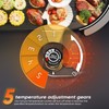 BOEASTER 2 in 1 Electric Smokeless Hot Pot with Grill,