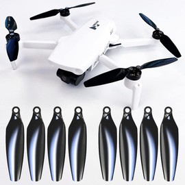 Master Airscrew Stealth Propellers Compatible with Hubsan Zino Mini Pro & SE - Black, 4 Propellers in Set