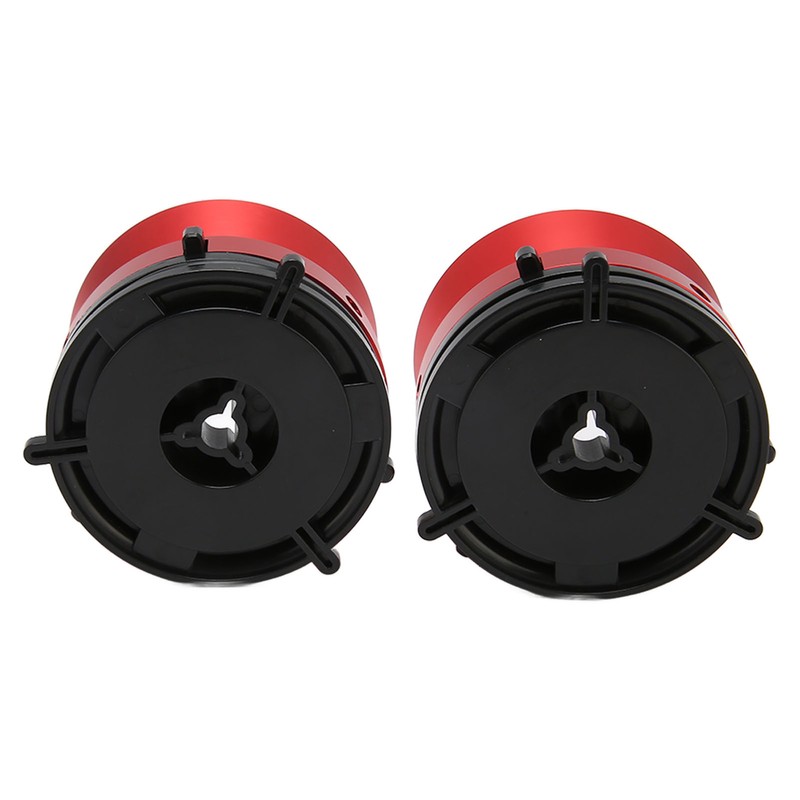 1 Pair NAB Hub Adapters Polished Aluminum Alloy Universal Loading