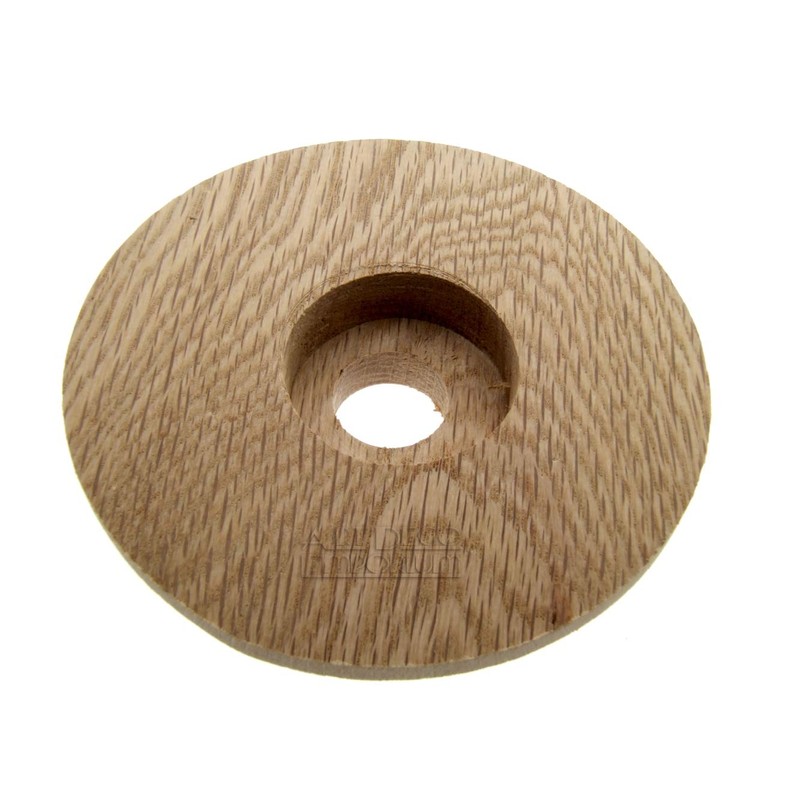 Solid Natural Oak Ogee Profile Round Mount for Period, Vintage