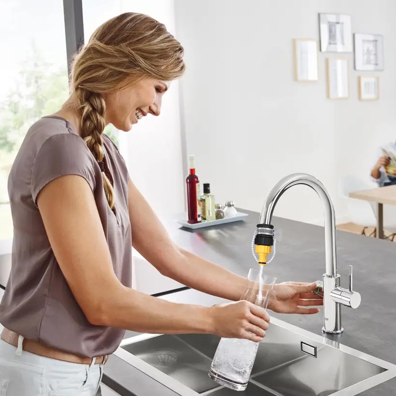 HAFRILY 2Pcs Hose Tap Connector Mixer Tap Universal Tap Connector