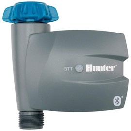 Hunter BTT Bluetooth Hose Timer, Smart Water Timer for Outdoor Faucet, App Controlled Irrigation for Lawn and Garden, Single-Zone Tap Time, Programmable, Battery Operated