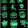 12"x12" Glow In The Dark Adhesive Craft Vinyl Permanent:_Single Sheet