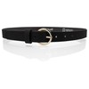 Cartvelli Women's Leather Belt 2.5 cm Narrow with Gift Box