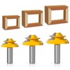 yqlbgprj Lock Miter Router bit，45 Degree Lock Miter Router bit