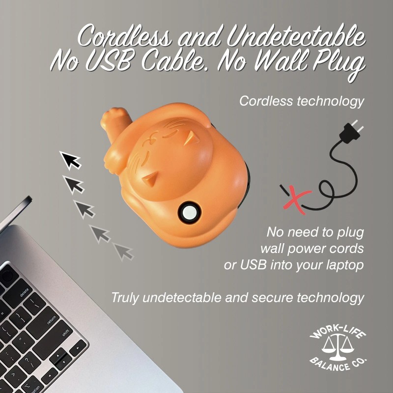 Work-Life Balance Corporation Laptop Touchpad Jiggler - Doesn't Require Mouse