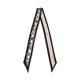 JERLA 100% Mulberry silk Scarf bag scarf Head Hair Ribbon Handbag Handle wrap Tie Bundle Scarf Neckerchief Scarf for women