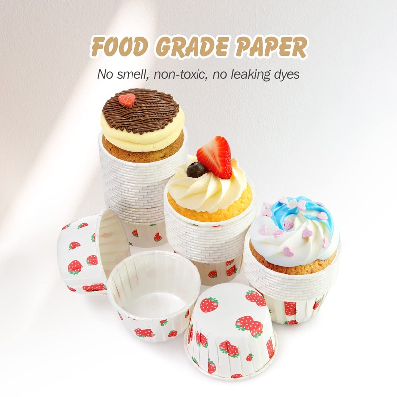 Spesh 50 Pcs Mini Cupcake Cases Fairy Cupcake Baking Cups