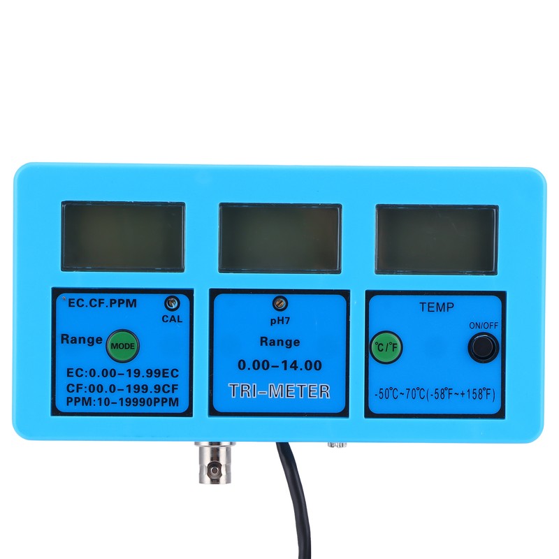 5 in 1 Multifunction PH/Temp/EC/CF/TDS Meter Water Quality Tester Detector