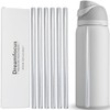 Dreamfocus Metal Straw Replacement Stainless Steel for Owala FreeSip Water