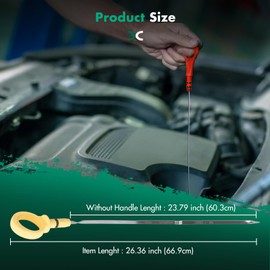SCITOO 26.61" Oil Dipstick Transmission Dipstick Fits for Chrysler 300 5.7L V8 2009-2017,for Dodge Challenger 5.7L V8 2009-2017,for Dodge Charger 5.7L V8 2009-2017