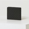 Hazzys (광주신세계)블랙 로고패턴 소가죽 반지갑HJWA2F831BK (Shinsegae Gwangju) Black Logo Pattern