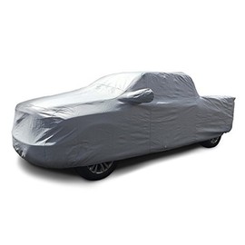 CarsCover 100% Rain Waterproof Custom Fit 2000-2018 Chevy Silverado 1500 Crew Cab 5.5ft Short Bed Box Truck Car Cover Heavy Duty All Weatherproof Ultrashield