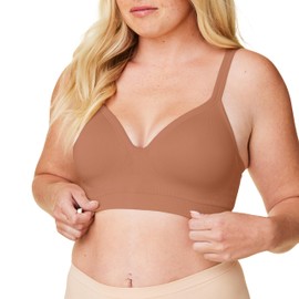 Bravado Designs Muse Seamless and Wireless Everyday Bra | Cinnamon | XS