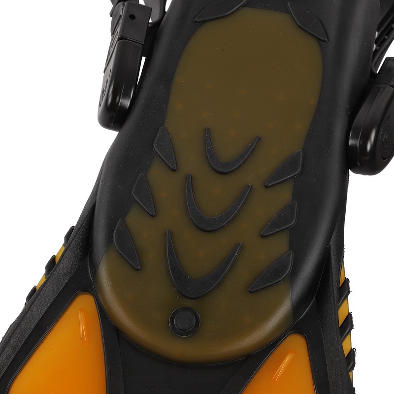 2pcs Adjustable Snorkel Fins Soft TPR Open Heel Long Diving