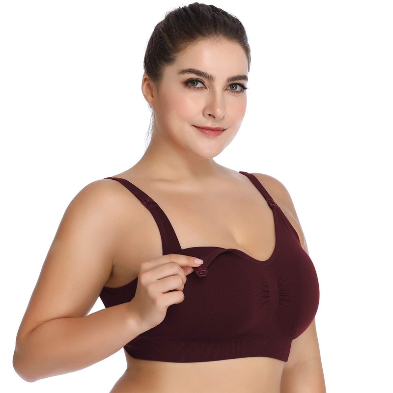 Lataly - Brasier de lactancia sin costuras para mujer, para
