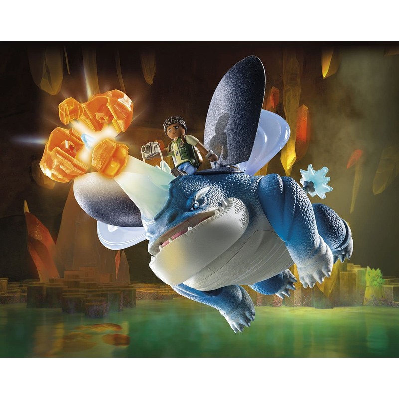 Playmobil Dragons Nine Realms: Plowhorn & D'Angelo