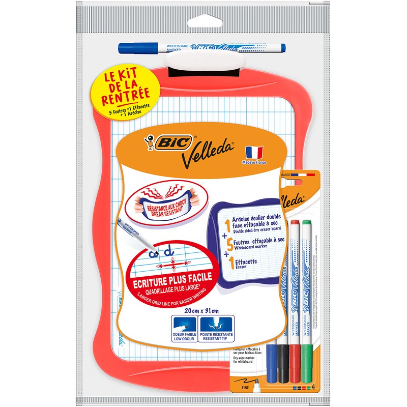BIC Velleda Kit comprising 1 Slate 20 x 31 cm