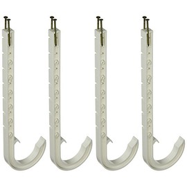 Sioux Chief J Hook Pvc Pipe Hanger Abs 1-1/2" Dwv For Hanging Cts Piping (Copper, Cpvc, Pb Etc.)