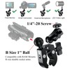 BRCOVAN Camera Mount Kit with Aluminum Alloy Handlebar Mount, Double
