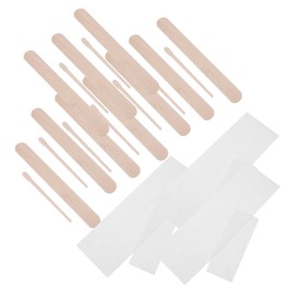 Ipetboom 400pcs Wax Sticks Applicator Kit Wax Strips Spatulas for Body Facial Hair Removal Includes for Easy Convenient