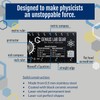 The Pocket Physicist - Small Metal Physics Metric Ruler Scale,